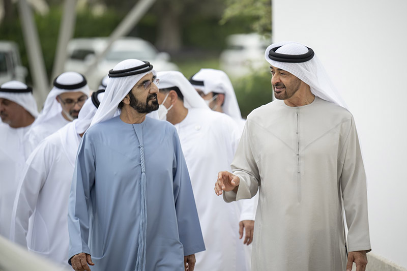 President and vice president of UAE